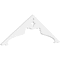 Ekena Millwork Pitch Heath Architectural Grade PVC Gable Pediment, 36"W x 6"H x 1"P (4/12) GPP036X006X100HEA - alternate 1